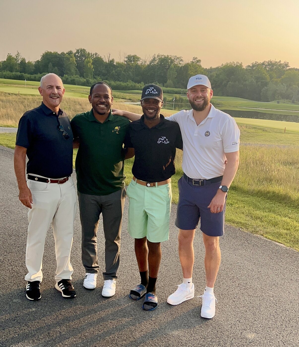 Sunset foursome