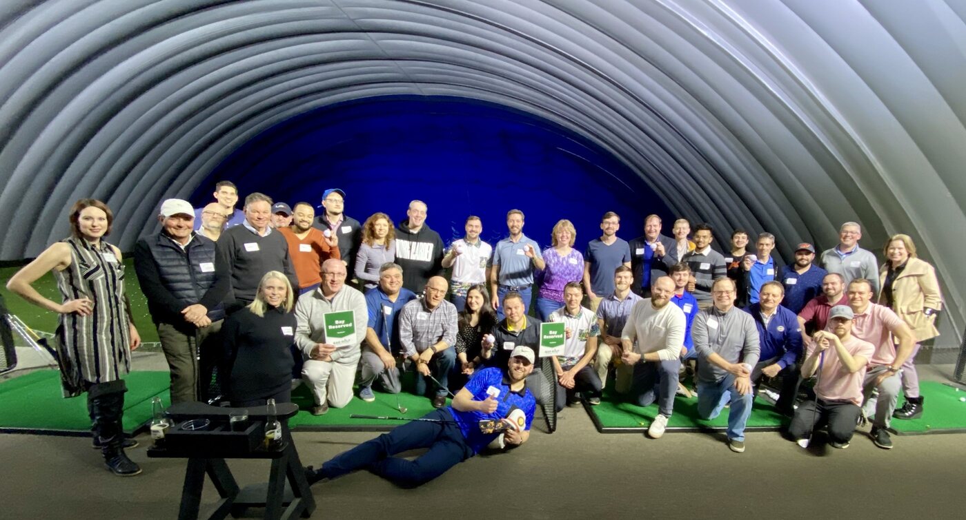 Golf dome, full house