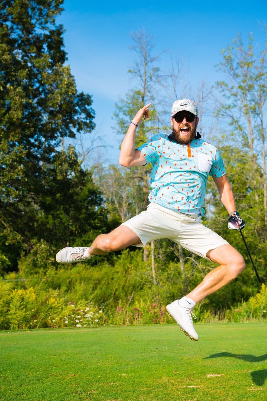 Pure joy on the course